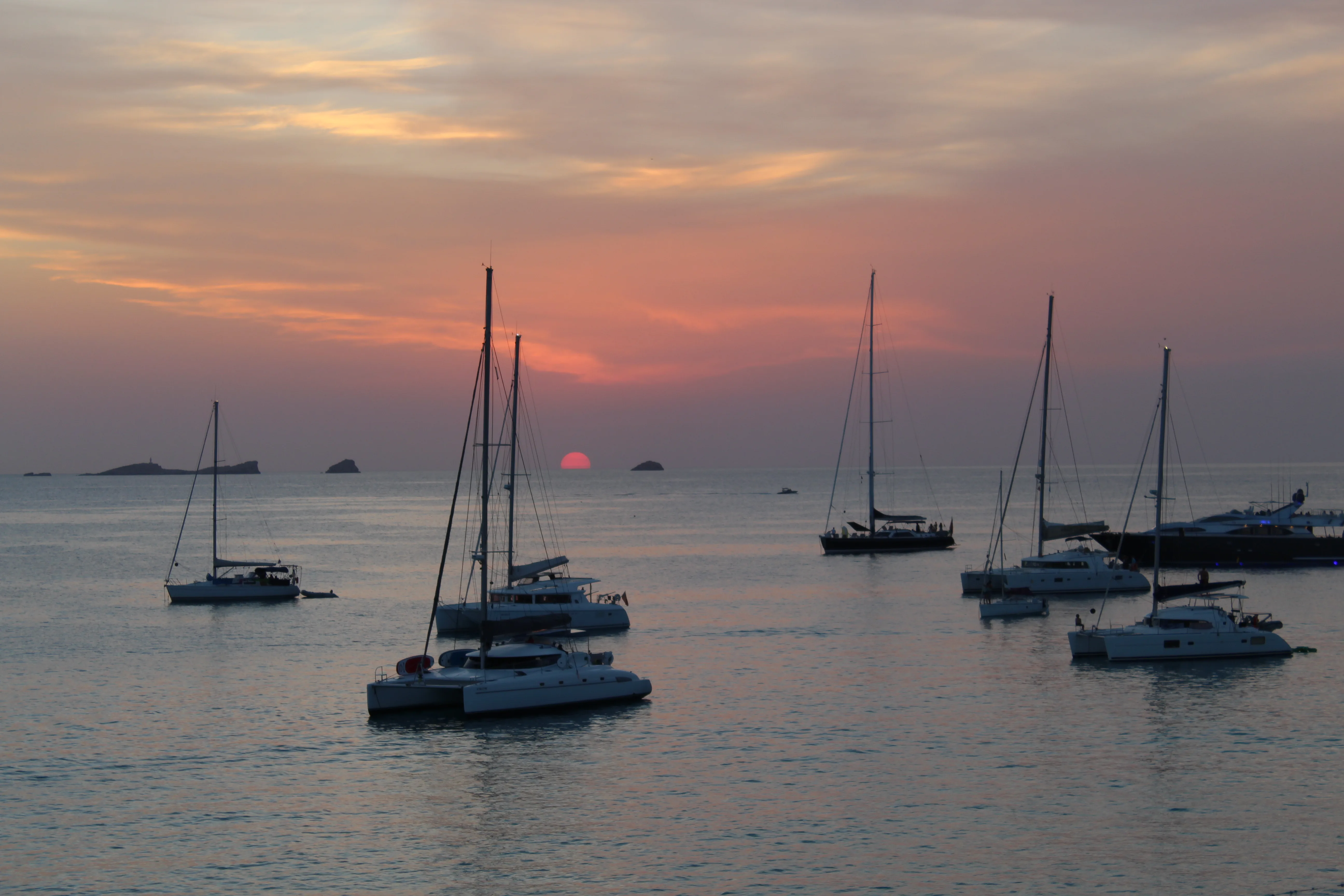 Atardecer en Cala Comte