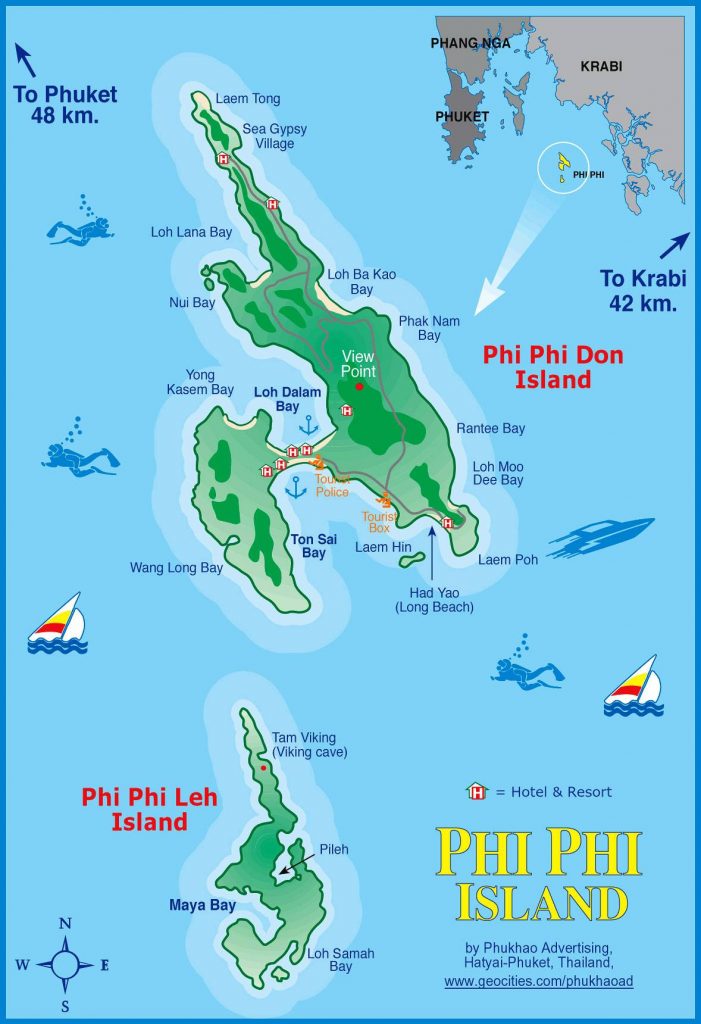 Mapa de Phi Phi