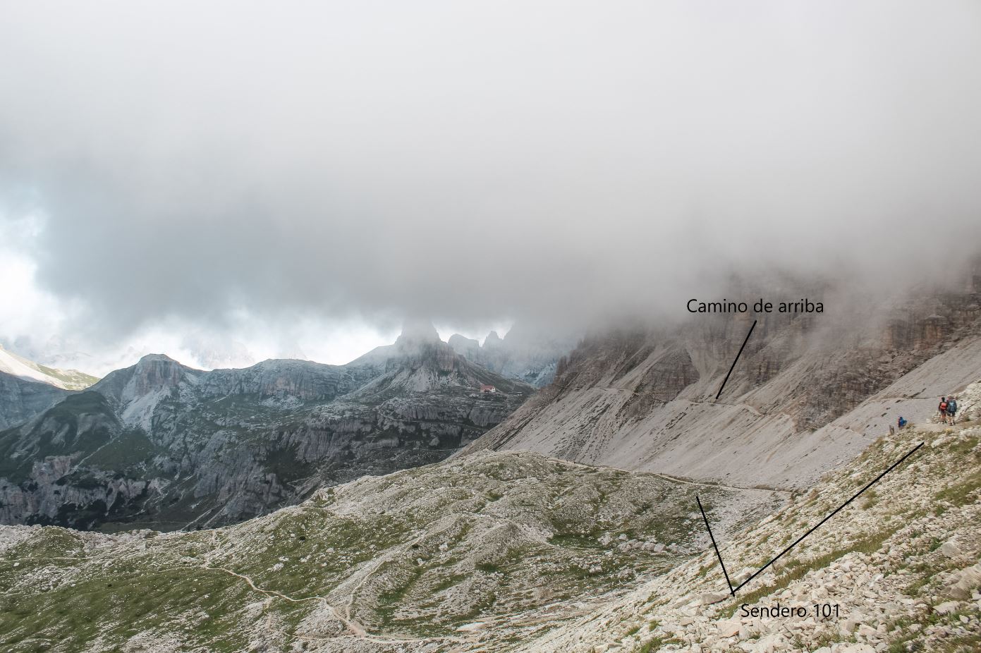 Caminos Tres Cimas de Lavaredo