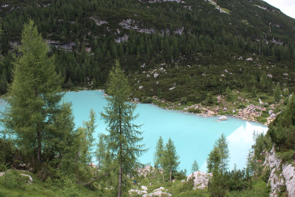 El alucinante color del Lago Sorapis